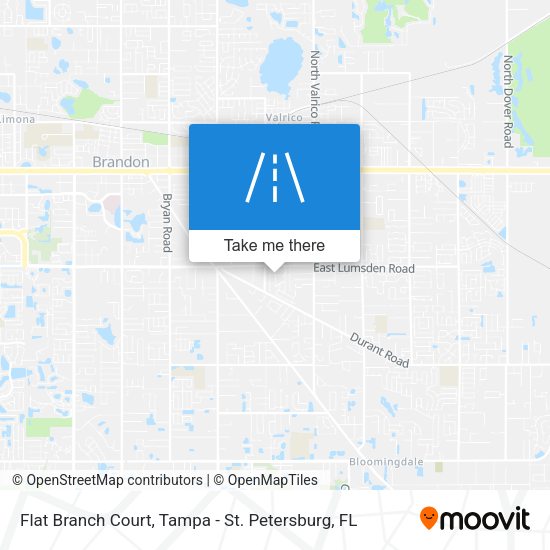 Flat Branch Court map