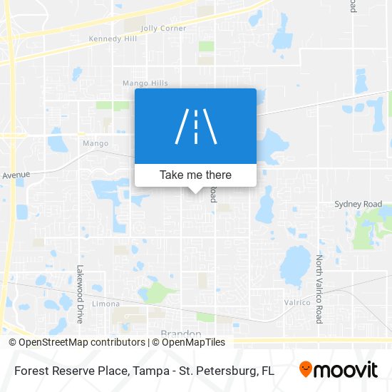 Mapa de Forest Reserve Place