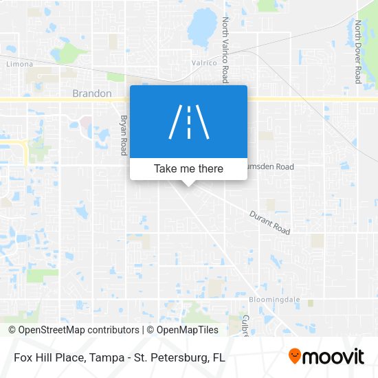Mapa de Fox Hill Place