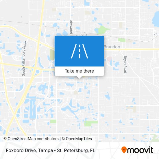 Mapa de Foxboro Drive
