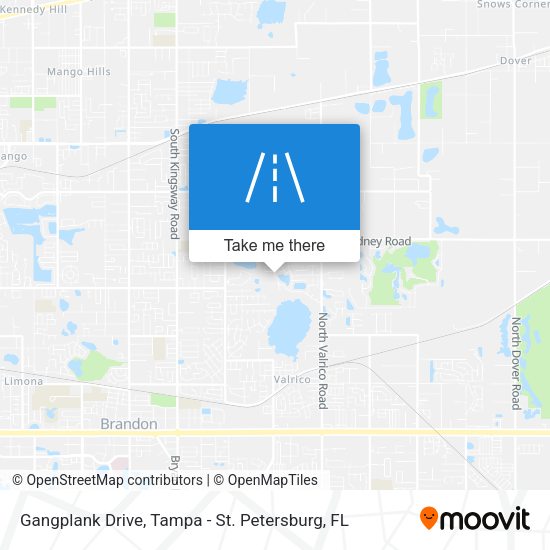 Gangplank Drive map