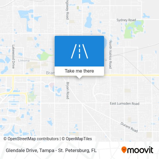 Mapa de Glendale Drive