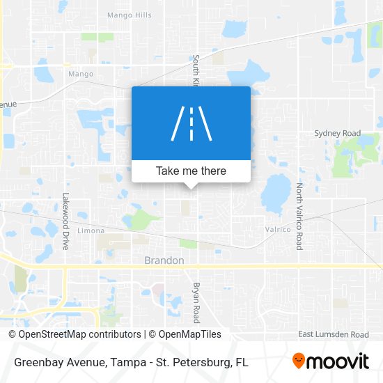 Greenbay Avenue map