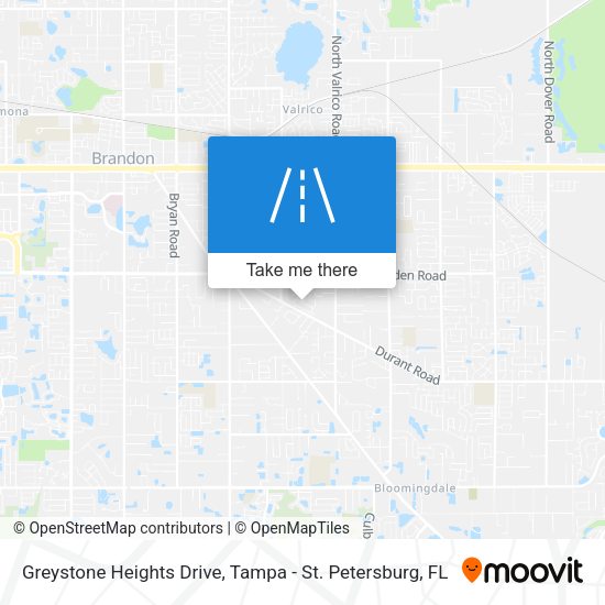 Greystone Heights Drive map