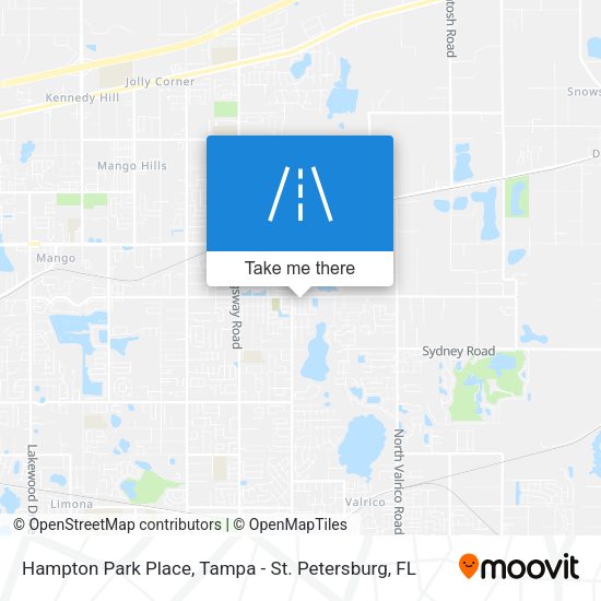 Mapa de Hampton Park Place
