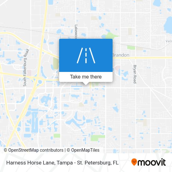 Harness Horse Lane map