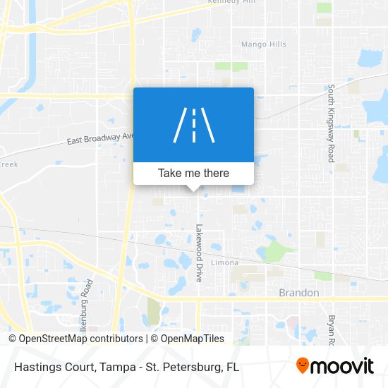Hastings Court map