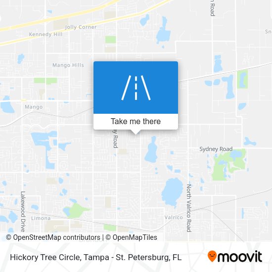 Hickory Tree Circle map
