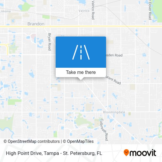 Mapa de High Point Drive
