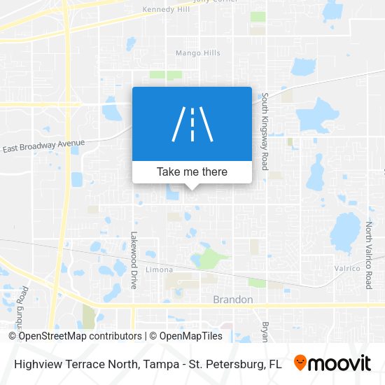 Highview Terrace North map