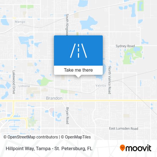Hillpoint Way map