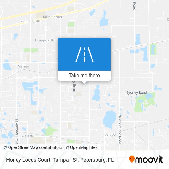 Mapa de Honey Locus Court
