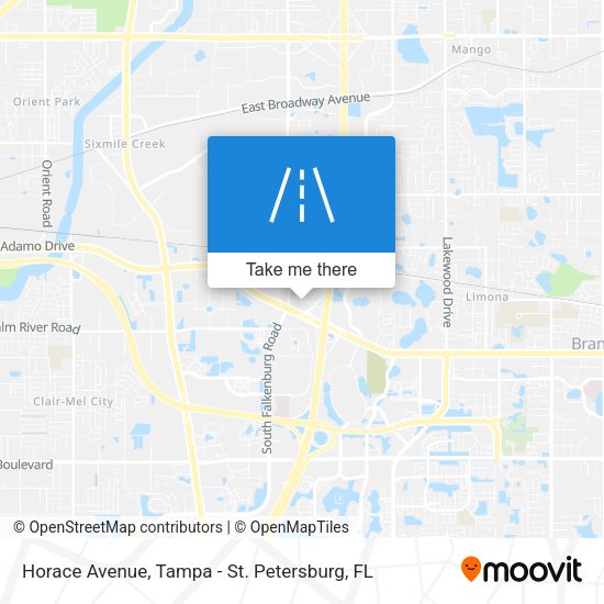 Horace Avenue map