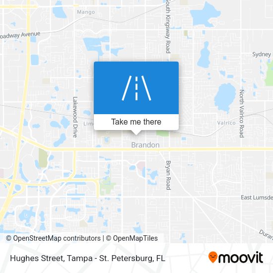 Hughes Street map