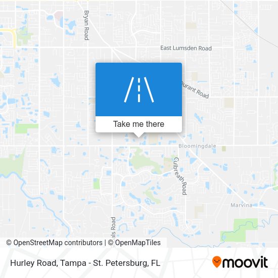 Hurley Road map