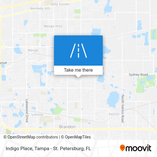 Mapa de Indigo Place