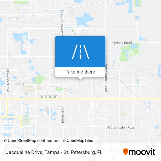 Mapa de Jacqueline Drive