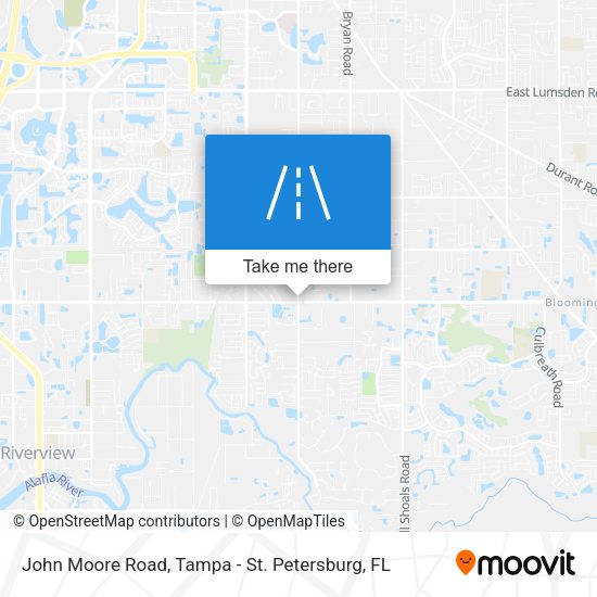 John Moore Road map