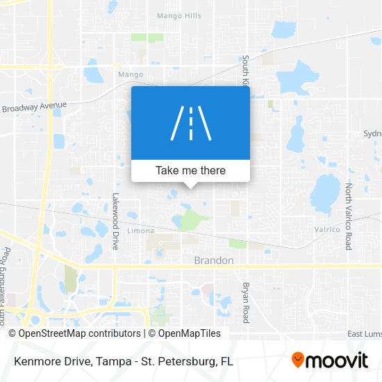 Kenmore Drive map