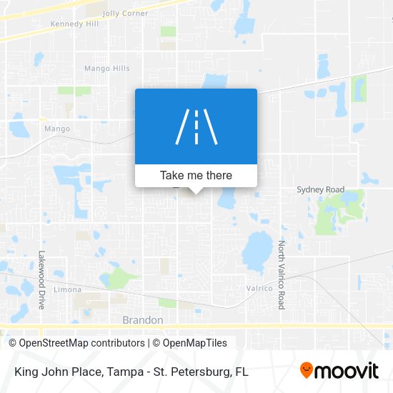 Mapa de King John Place