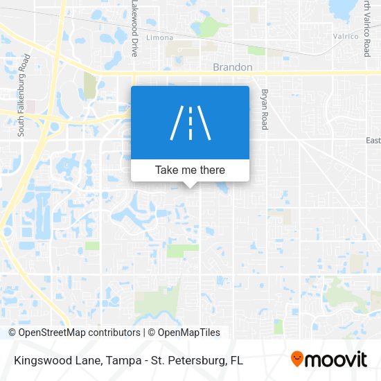 Kingswood Lane map