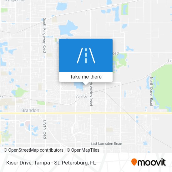 Kiser Drive map