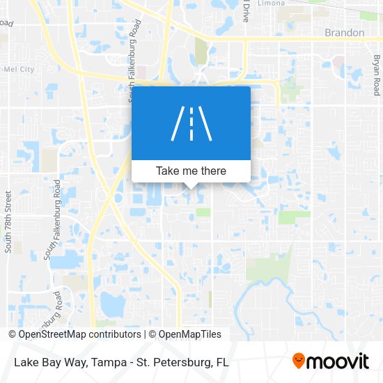 Mapa de Lake Bay Way