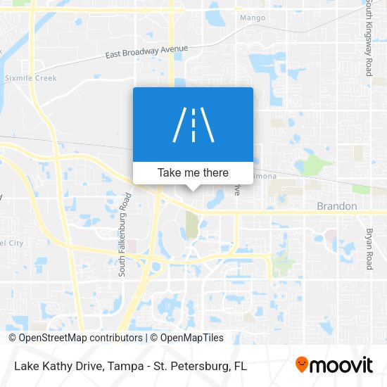Lake Kathy Drive map