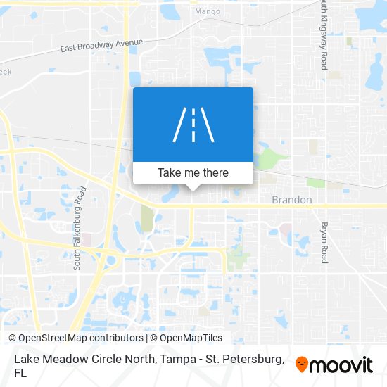 Lake Meadow Circle North map