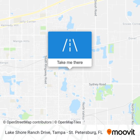 Lake Shore Ranch Drive map