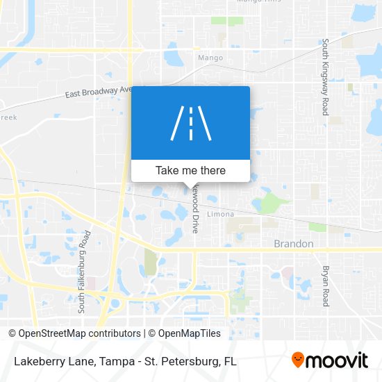 Lakeberry Lane map