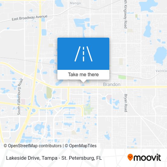 Mapa de Lakeside Drive