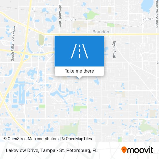 Mapa de Lakeview Drive
