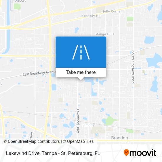 Lakewind Drive map