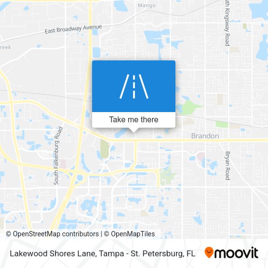 Mapa de Lakewood Shores Lane