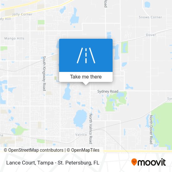 Lance Court map