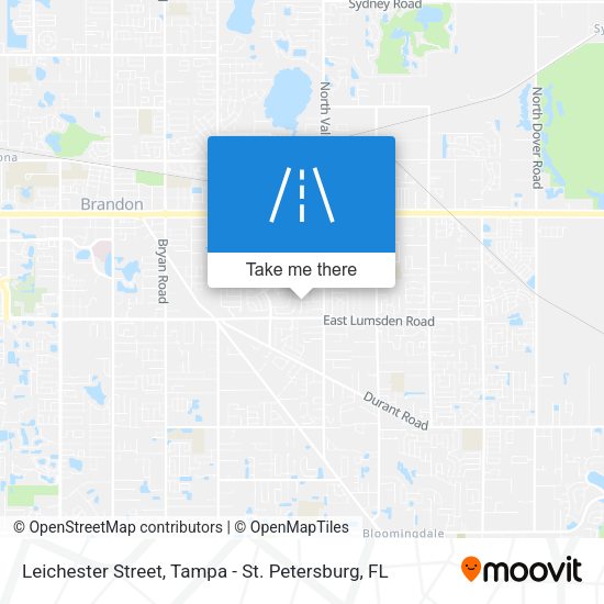 Mapa de Leichester Street