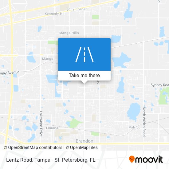 Mapa de Lentz Road