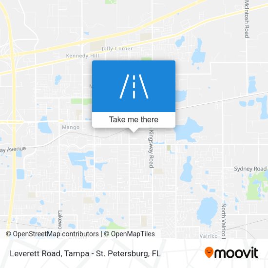 Leverett Road map