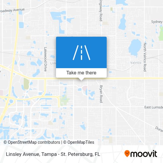 Linsley Avenue map