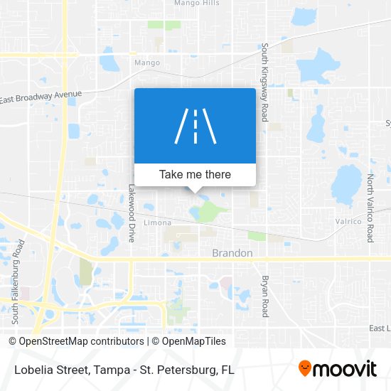 Lobelia Street map
