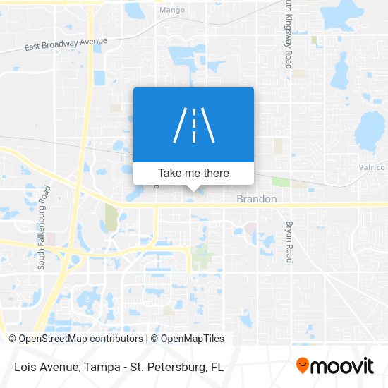Lois Avenue map