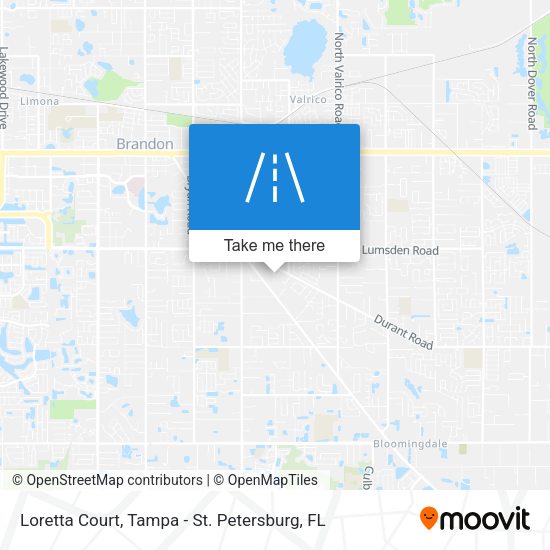 Loretta Court map
