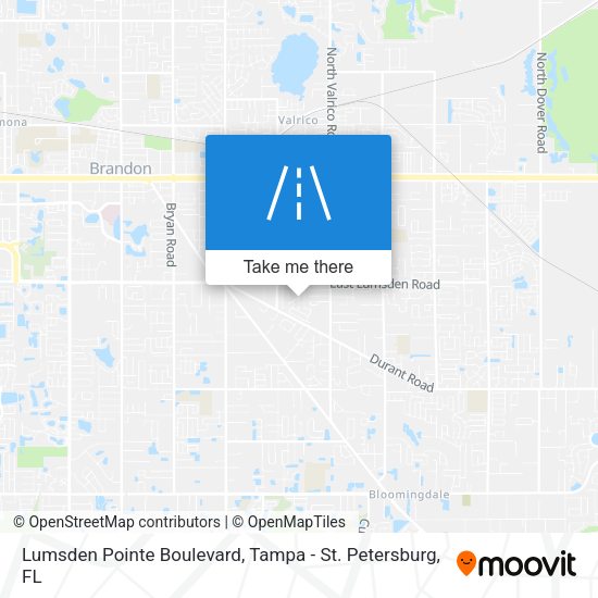 Mapa de Lumsden Pointe Boulevard