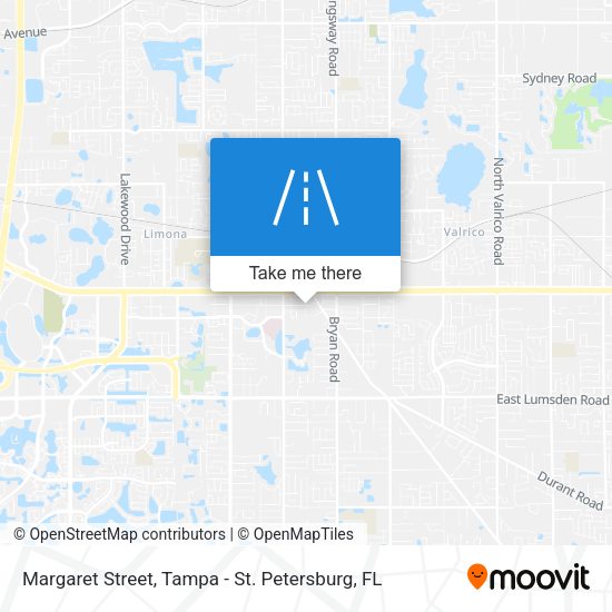 Margaret Street map
