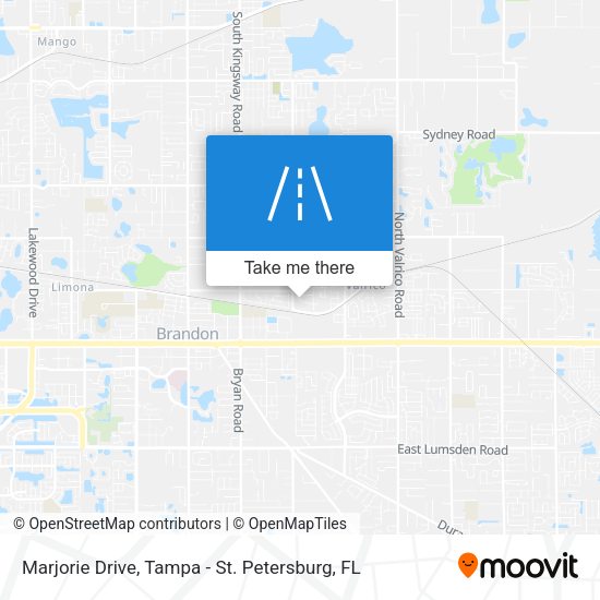 Marjorie Drive map