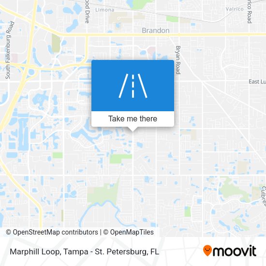 Marphill Loop map