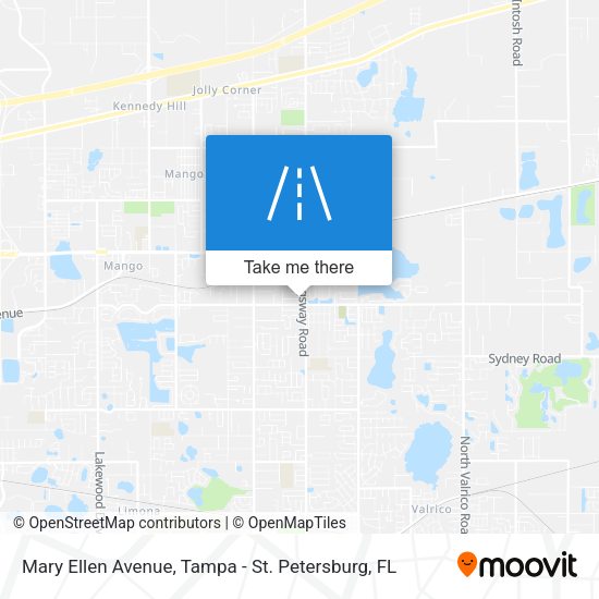 Mapa de Mary Ellen Avenue