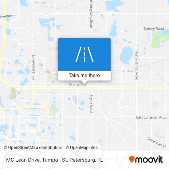 MC Lean Drive map