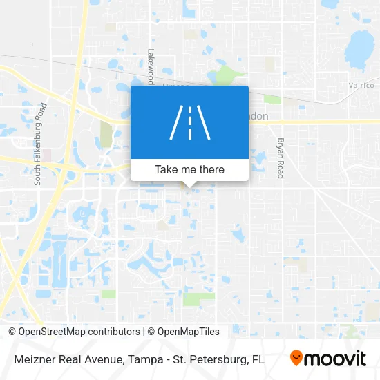 Meizner Real Avenue map